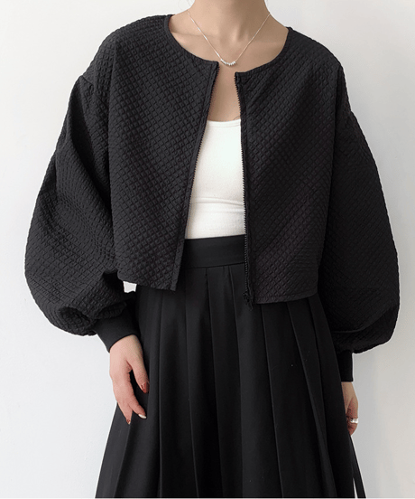 quilted bolero jacket　hm2585