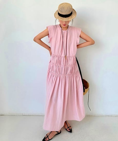 tiered long one-piece　hm2243