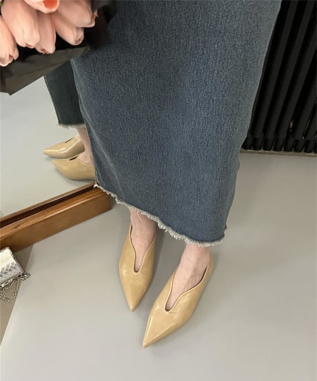 pointed toe pumps / 4color　hm1351