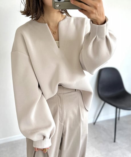 volume sleeve pullover / 3color　hm2600