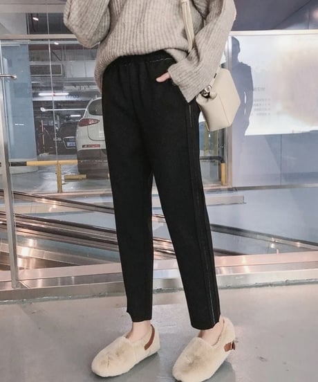 sideline tapered pants / 2color　hm1860