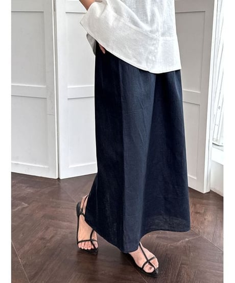 back slit skirt / 4color　hm2320