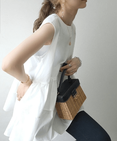 peplum flare top / 11type　hm2973