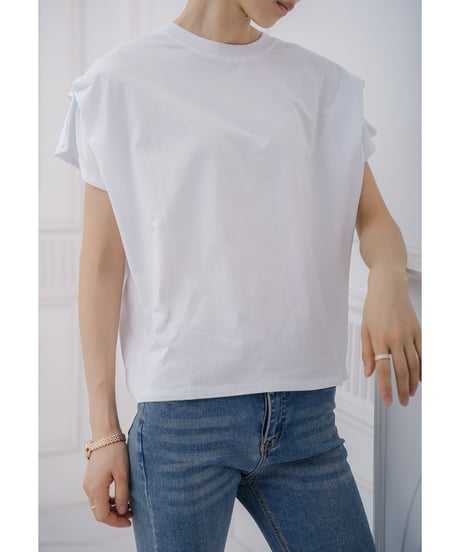 border cotton top / 8color　hm2956
