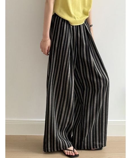 flowy stripe palazzo　hm2224