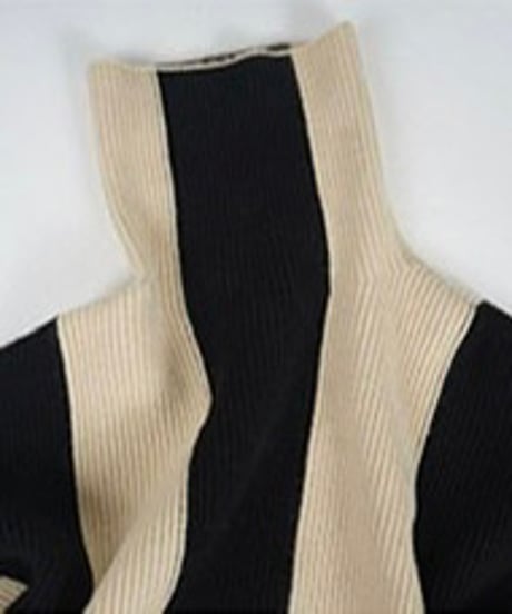 striped design knit　hm1660