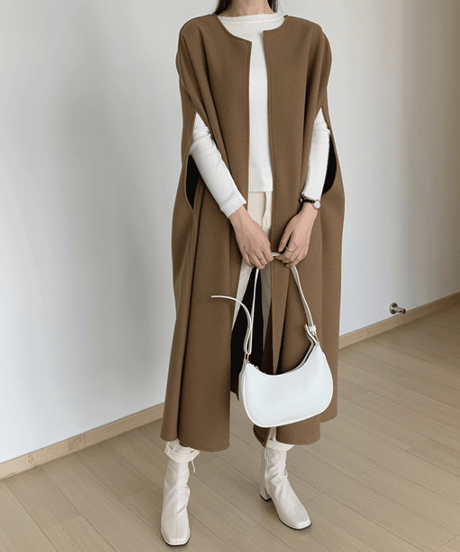 elegant cape coat / 3color　hm2591