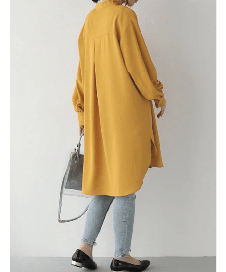band collar shirt / 5color　hm2884
