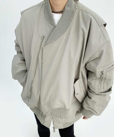 layered design MA-1 jacket　hm1963
