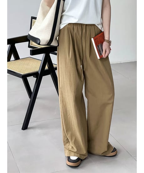 relaxed chino wide pants / 3color　hm2076