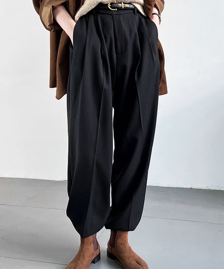 relaxed wide pants / 3color　hm2069
