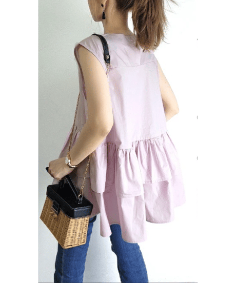 peplum flare top / 11type　hm2973