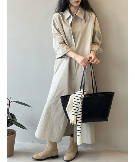 light split dress / 3color　hm2536