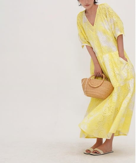 embroidered summer dress　hm2447