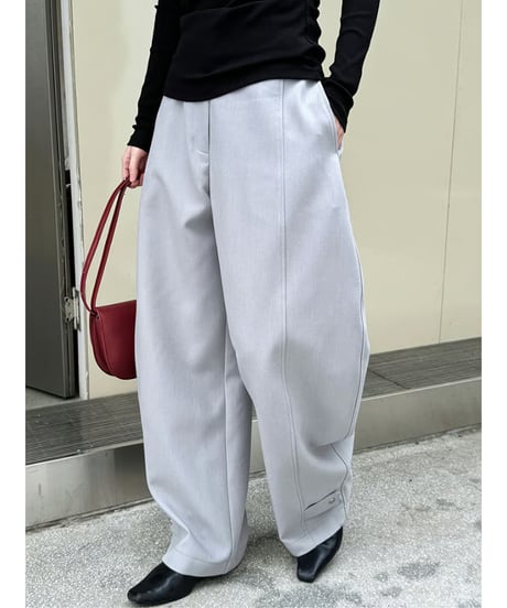 structured wide pants / 2color　hm2078