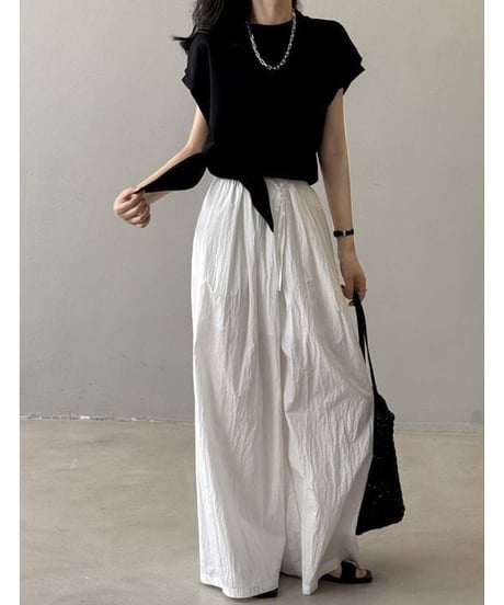 tie-drape tee / 3color　hm2222