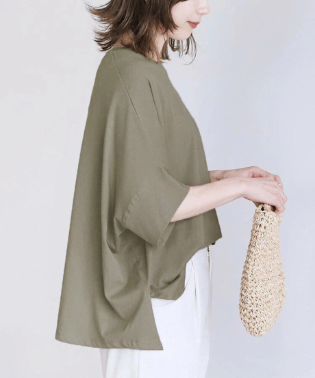 side slit top / 8color　hm2953