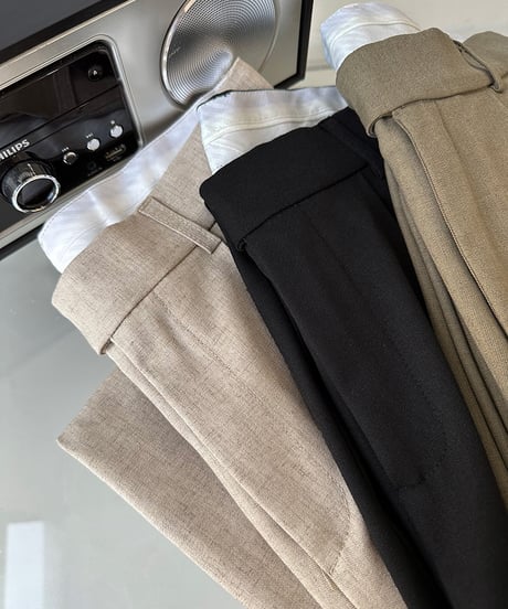 relaxed wide pants / 3color　hm2069