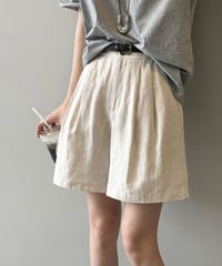 linen touch shorts / 3color　hm2366