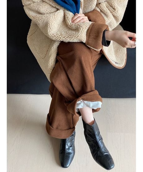 tuck wide pants / 2color　hm1780
