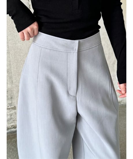 structured wide pants / 2color　hm2078