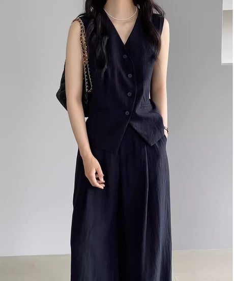 sleeveless set-up / 2color　hm2307
