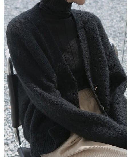design button knit cardigan　hm1724