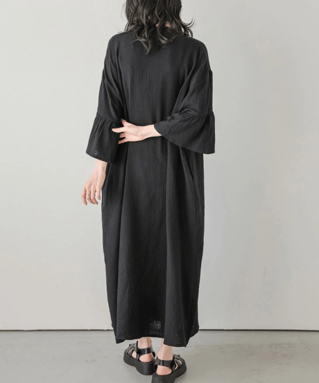 relaxed shirt dress / 4color　hm2955