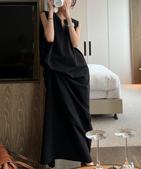 asymmetrical dress / 2color　hm1476