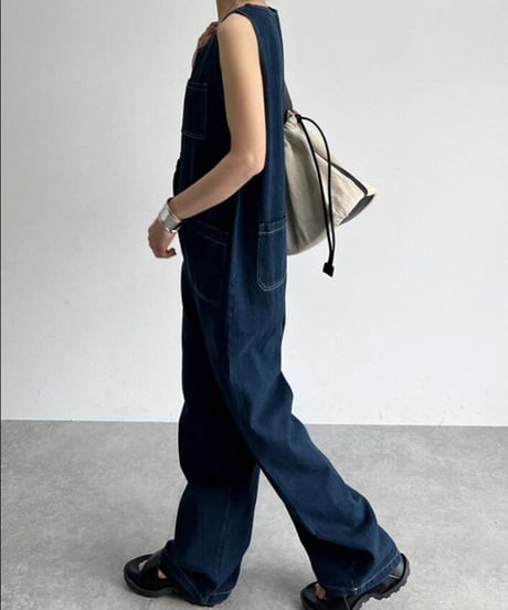 denim jumpsuit　hm1367