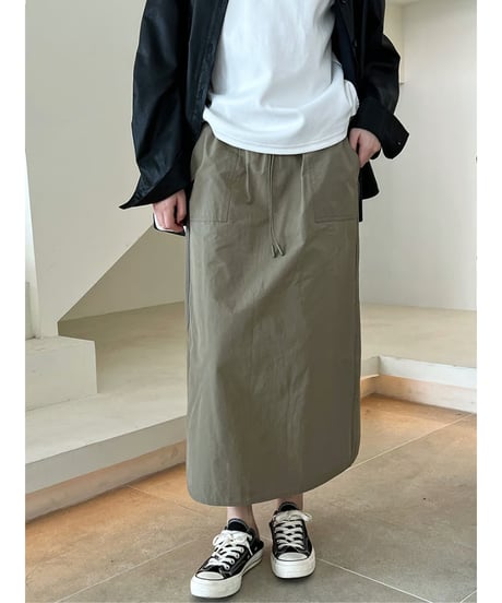 utility midi skirt / 3color　hm2068