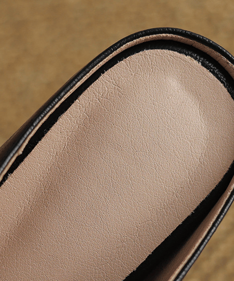 ribbon pointed-toe mules / 3color　hm1436