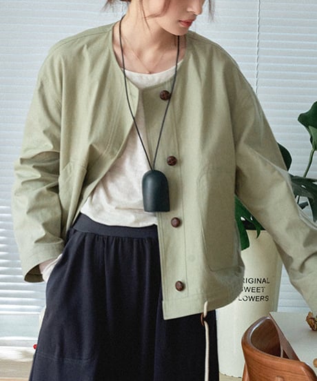 short windbreaker  / 2color　hm2555