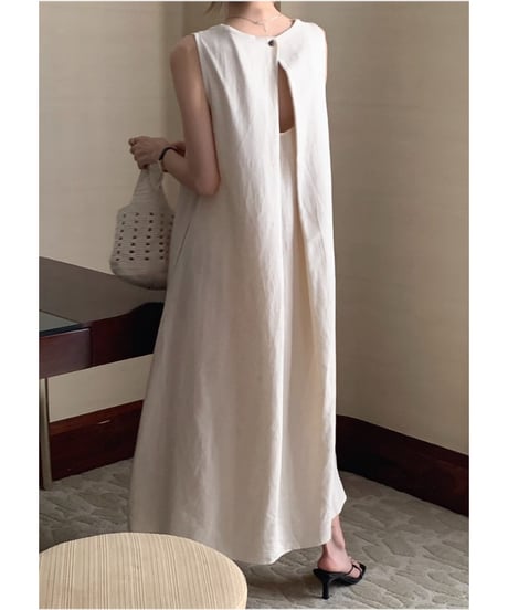 back design dresses / 2color　hm1411