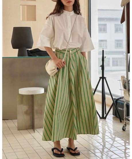 border relax skirt　hm2363