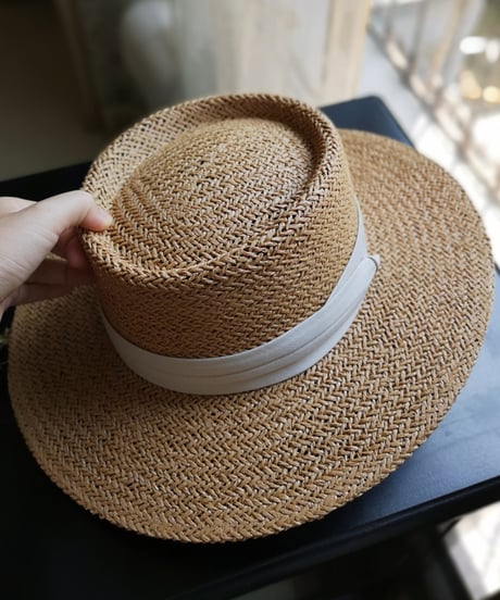 straw hat / 2color　hm1528