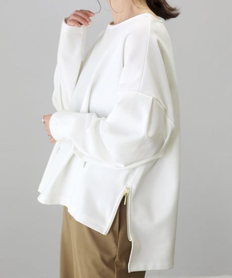 side zipper pullover / 4color　hm2647