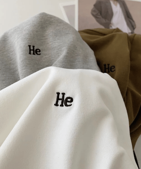 simple logo l-tee / 4color　hm2837