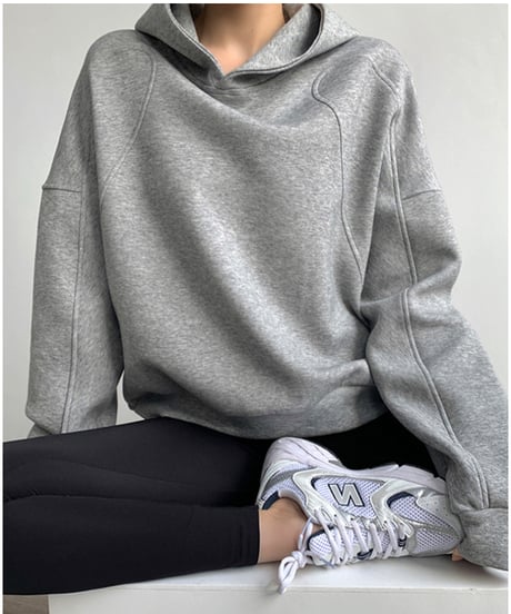 classic oversized hoodie / 4color　hm2783