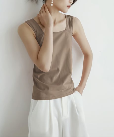 square neck tank / 11color　hm2951