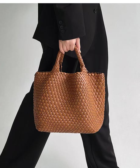 braided big tote bag / 9color　hm1926
