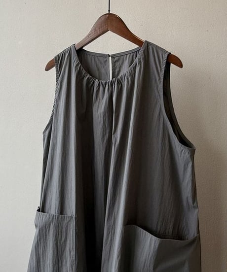 v-neck loose dress / 2color　hm2327
