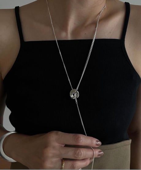 long necklace / 2color　hm1252