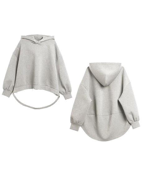 《即納》casual balloon silhouette hoodie　hm1728