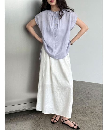 back slit skirt / 4color　hm2320