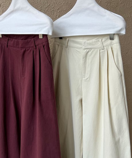 neutral wide pants / 2color　hm2070