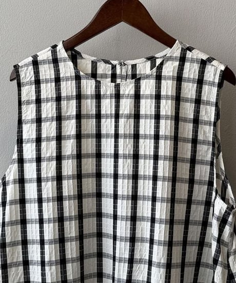 check flare dress　hm2293