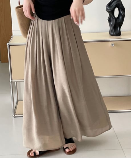 elegant wide pants / 3color 　hm1635