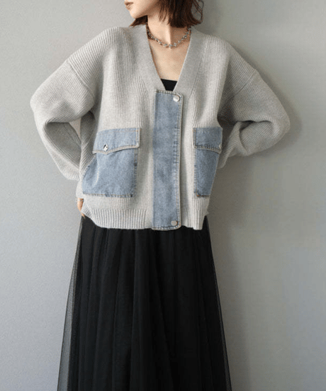 knit top & skirt set-up / 3color　hm2749