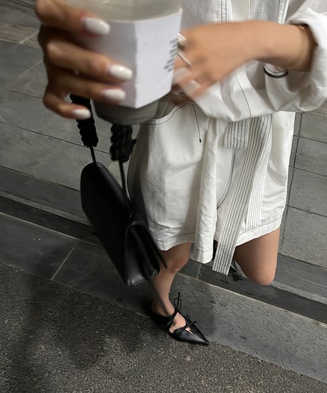 stitched shirt jumpsuit　hm1362